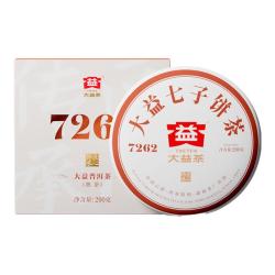 大益 普洱茶 200g 单饼装