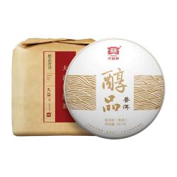大益 茶叶普洱茶 3年陈 醇品 熟茶 品质口粮  整提装357g*7饼 送好礼