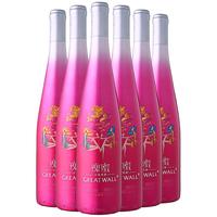 GREATWALL 长城葡萄酒 瑰蜜 蓬莱甜型红葡萄酒 6瓶*650ml套装