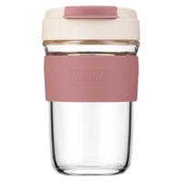 LOCK&LOCK 乐扣乐扣 LLG964 咖啡杯 460ml 藕粉色
