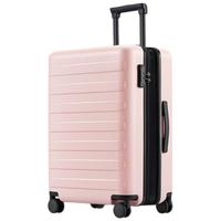 NINETYGO 90分 七道杠系列 PC拉杆箱 樱花粉 24英寸