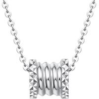 周大福 Y时代 小蛮腰 爱神时光轴 PT950铂金项链/吊坠 40cm PT161259