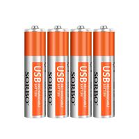 Sorbo 硕而博 SB-2131-4 7号USB充电电池 1.5V 400mAh 4粒装
