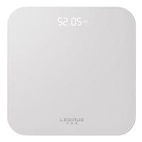 乐迪诺体重秤家用小型耐用精准充电电子秤测人体高精准体脂称重秤白色电池款 体重秤白色(电池款)