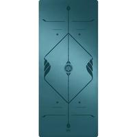 奥义专业瑜伽垫天然橡胶女士PU吸湿防滑耐磨土豪运动垫隔音减震 青碧-进阶升级+收纳背包+绑带