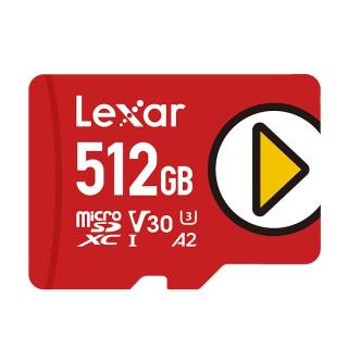 雷克沙 PLAY系列 Micro-SD存储卡 512GB（UHS-I、V30、U3、A2）