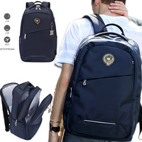牛津大学 UNIVERSITY OF OXFORD 初中生男中学生高中生休闲双肩包 X556深蓝