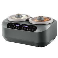 AUX/奥克斯 双控二合一 微压双胆电饭煲+双胆 2L+2L 灰