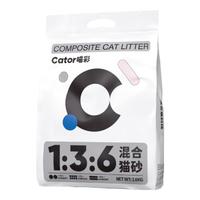 喵彩（cator）Cator喵彩1:3:6混合猫砂豆腐猫砂无尘除臭遮臭膨润土原味 黑科技除臭*1袋2.6kg