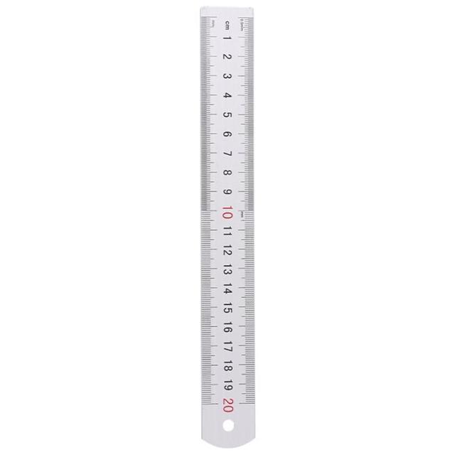 晨光 ARL96026 铝合金直尺 20cm