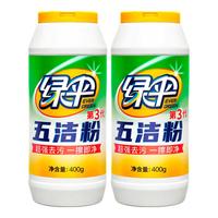 88VIP：绿伞 五洁粉400g*2瓶 不锈钢清洁剂 家居清洁