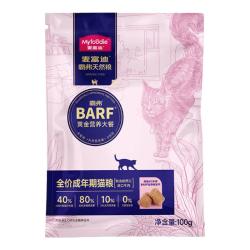 麦富迪 BARF生骨肉系列 牛肉鳕鱼成猫猫粮 100g