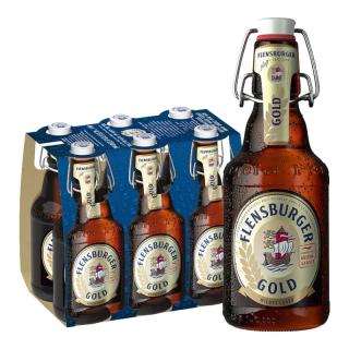 Flensburger 弗林博格 金啤酒 330ml*6瓶