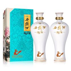 西凤酒 西凤陶藏52度绵柔凤香型纯粮白酒500ml*2瓶
