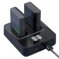 LIano 绿巨能 EN-EL14 相机电池 7.4V 1030mAh 充电套装 2块装