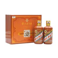 移动端、京东百亿补贴：茅台 甲辰龙年 53%vol 酱香型白酒 375ml*2瓶 礼盒装