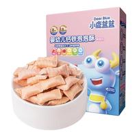 小鹿蓝蓝宝宝零食加钙加铁营养零食多口味饼干泡泡酥 【草莓味】泡泡酥35g