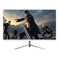 指天下 显示器电脑显示屏电竞屏幕便携曲面家用办公监控笔记本外接扩展屏 (27英寸-2K-60HZ全面屏）直屏黑色