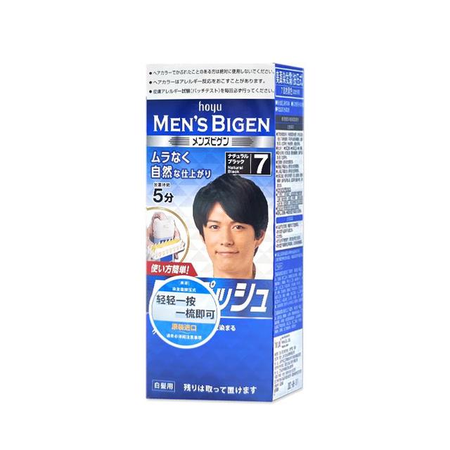 PLUS会员：美源 男士染发霜按压式 #7自然黑 1盒