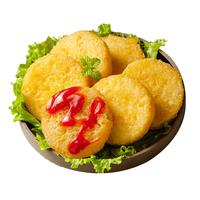 北农人速冻薯饼1斤 空气炸锅食材早餐食品速食油炸冷冻半成品预制菜
