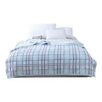 KINGSHORE 金号 G4634 格子巾毛毯 蓝色 200*160cm