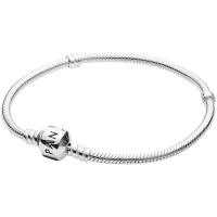 PANDORA 潘多拉 字母组合 Moments系列 590702HV 蛇形925银手链 16cm