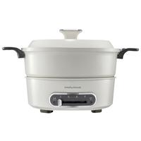 Morphy Richards 摩飞 MR9087 多用途锅+鸳鸯盘 白色