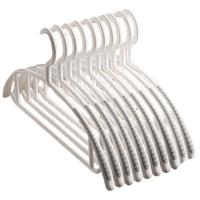 LCSHOP 懒角落 宽肩防滑衣架 10个 白色