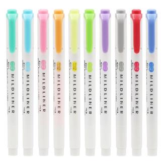 斑马牌 mildliner系列 WKT7 双头荧光笔 晴朗5色