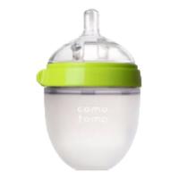 comotomo/可么多么 宽口径硅胶奶瓶 150ml 绿色