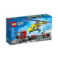 LEGO 乐高 City城市系列 60343 救援直升机运输车