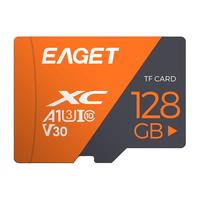 EAGET 忆捷 T1 橙灰版 Micro-SD存储卡 128GB(UHS-I、V30、U3、A1)
