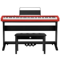 CASIO EP-S130RD 电钢琴 88键重锤 红色 X架+官方标配
