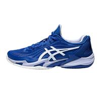 ASICS 亚瑟士 网球鞋男鞋网面稳定舒适透气运动鞋 COURT FF 3 NOVAK 蓝色 45