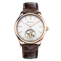 SEA-GULL 海鸥 seagull 海鸥 玫瑰金鳄鱼皮镂空手动机械表 518.930