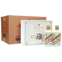 MOUTAI 茅台 生肖系列 癸卯兔年 53%vol 酱香型白酒 375ml*2瓶*4箱 礼盒装