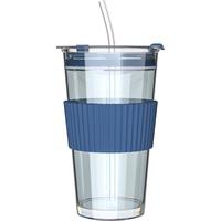 LOVWISH 乐唯诗 吸管杯 450ml 电镀蓝