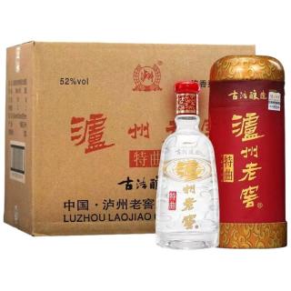 泸州老窖 古法特曲 2019年 浓香型白酒 52度 500ml*6瓶 整箱装 陈年老酒 中秋礼品