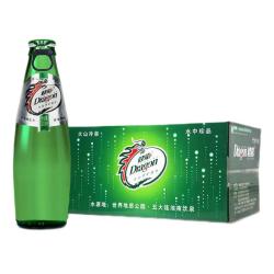 健龙 五大连池 天然含气矿泉水玻璃瓶气泡水200ml*24瓶整箱