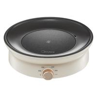 美的（Midea）电陶炉电磁炉 围炉煮茶套装煮茶器煮茶炉火锅烤肉炉 1200W家用大功率 MC-HW12EY10