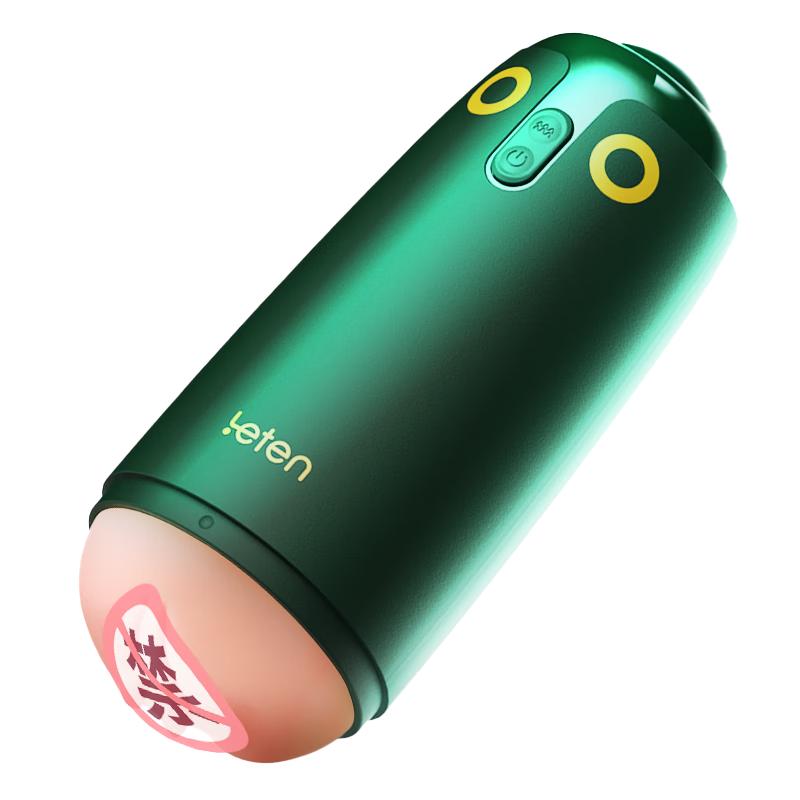 LETEN 雷霆暴风 波多款 单通道电动飞机杯 7.6*18cm 墨绿色