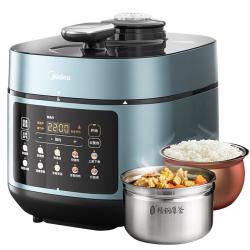 美的 浓香系列 MY-C552N 电压力锅 5L 榭湖银