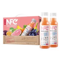 农夫山泉 100%纯果汁NFC番石榴(芭乐)混合汁300ml*10瓶饮料礼盒