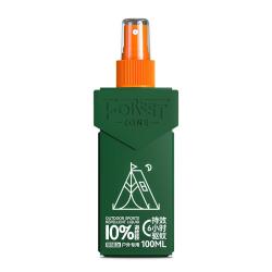 FOREST ZONE 户外野外驱蚊喷雾10%避蚊胺100ml*1瓶