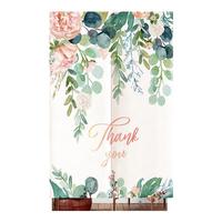 盛世泰堡 北欧门帘布艺免打孔半帘隔断短款门帘遮光挂帘花物语 85*120c