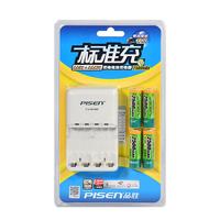 PISEN 品胜 5号镍氢充电电池 1.2V 2500mAh 充电套装 4粒装