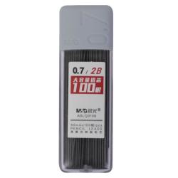 晨光 ASLQ31082B5 自动铅笔铅芯 黑色 2B 0.5mm 100根装