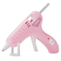 RAYENR 锐能 儿童热熔胶枪 50W 专业级粉色 赠10根7MM胶棒