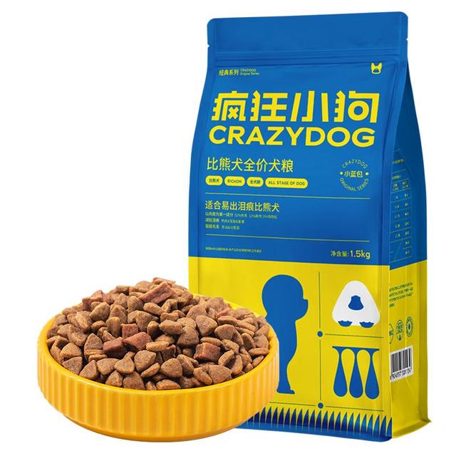 疯狂小狗 经典系列 鸡肉味中型犬全阶段狗粮 1.5kg
