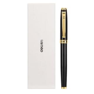 得力 S86 拔帽圆珠笔 商务款 0.5mm 单支装
